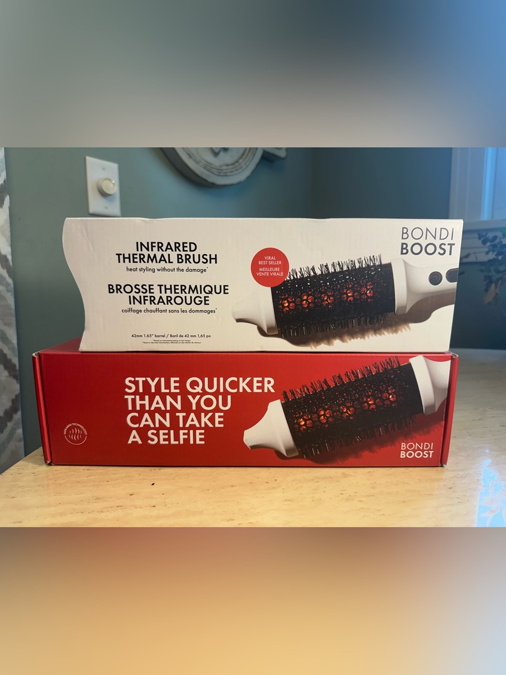 Bondi Boost Infrared Red Thermal Bounce Hot Brush Brazilian Blowout Volume